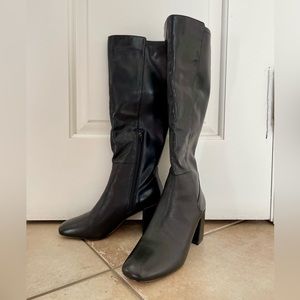 Black Knee-High Boots